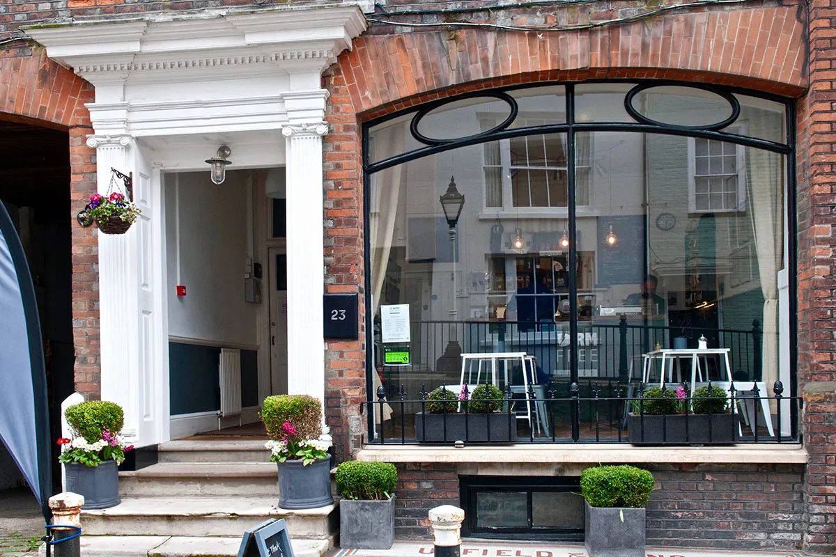 The front of Laindons - B & B Hastings