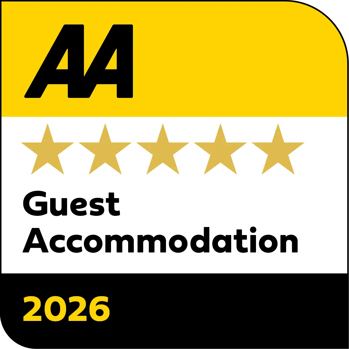 AA Five Star Gold Award